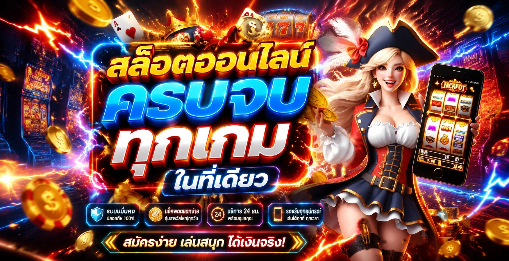 หน้าล็อบบี้สล็อตออนไลน์ FUNZA888 รวมค่ายเกม PG Pragmatic JILI